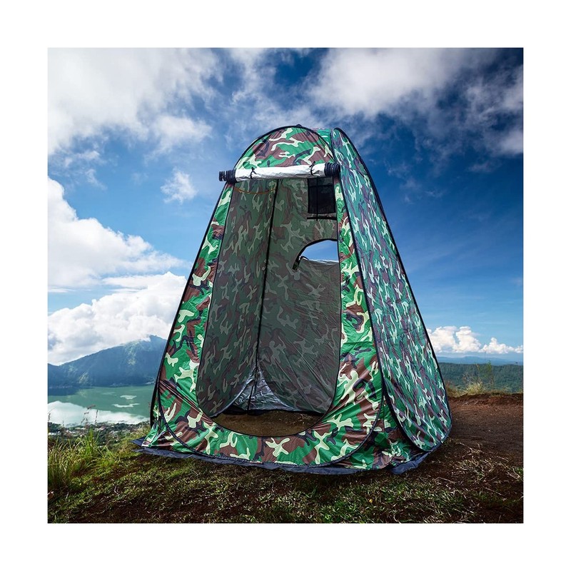 OULLYY 1-2 Person Portable Pop Up Shower Privacy Shelter Tents with 3 Windows...