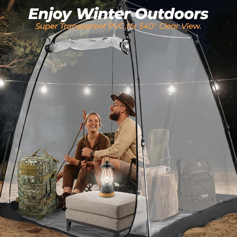 Screen House Pop up Bubble Tent, Portable Igloo for Camping Outdoor Gazebo Weath gallery