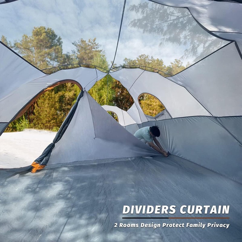 UNP Camping Tent 10-Person-Family Tents, Music Festival Tent, Big, Easy Up gallery