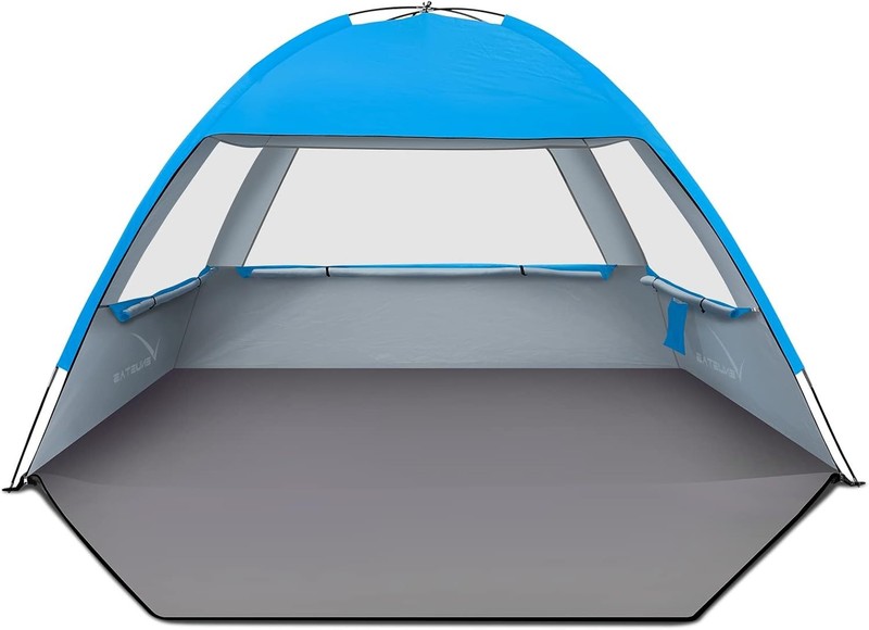 Carpa de Playa UPF 50+ Proteccion UV 3Personas Ligera Facil Montaje 1 Pack