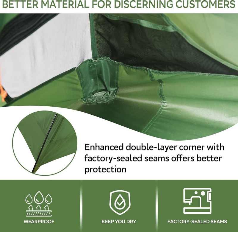 Lightweight Backpacking Tent - 1/1.5/2/3/4/6 Person Ultralight Waterproof Cam... gallery