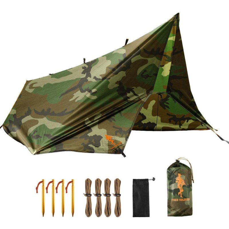 Waterproof Portable Tarp Multifunctional Outdoor Camping Traveling Awning Bac…
