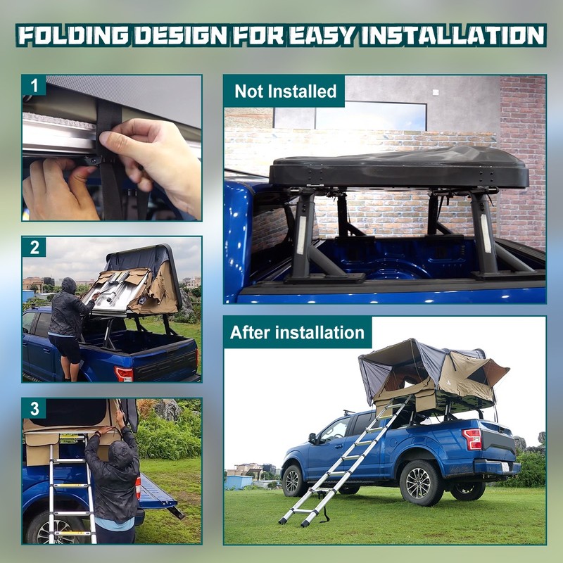 Waterproof Roof Top Tent Car Roof Tent Car Truck SUV Camping Tent Camping Hiking gallery