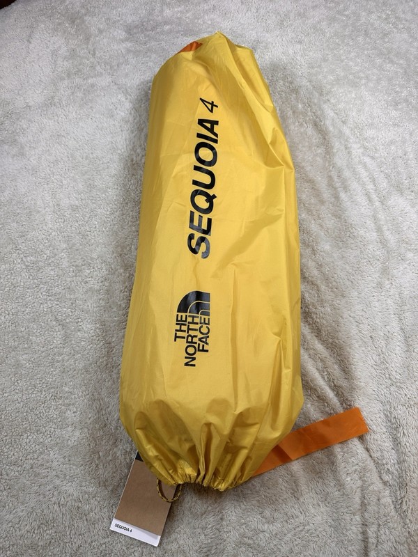 The North Face Sequoia 4 Tent, Style# NF0A87BSY04, Color Yellow Silt/Desert Rust