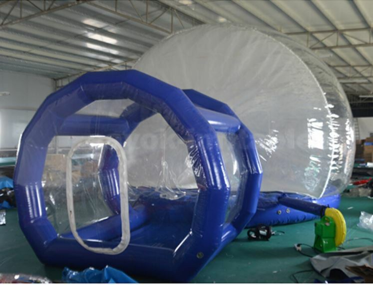 Inflatable Commercial Grade PVC Clear Eco Dome Camping Bubble Tent NEW