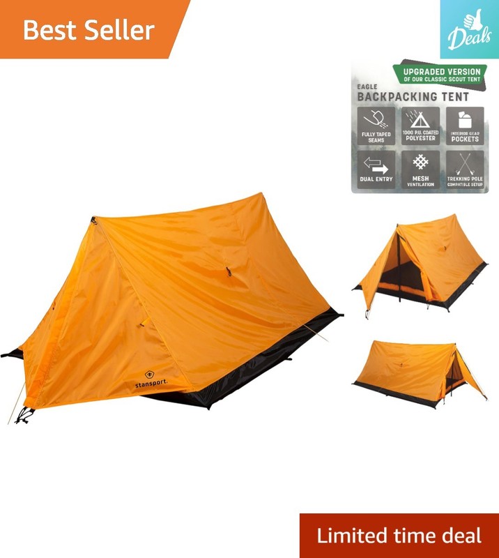 Portable 2 Person Tent - Lightweight Design with Carry Bag for Camping & Hiking