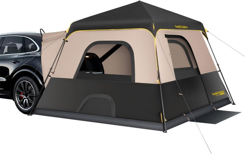 Beta C6 Apex SUV Tent 6 Person Instant Cabin Car Tent Setup in 60 Seconds with R