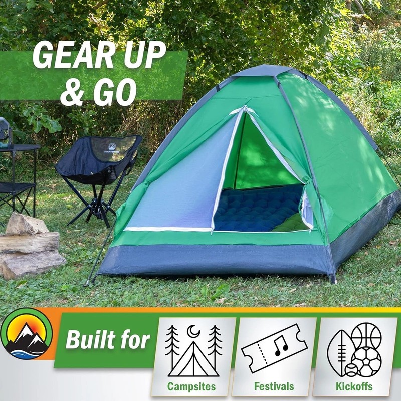 Versatile Lightweight Camping Tent for 2 with Rainfly – Quick Setup for Getaways gallery