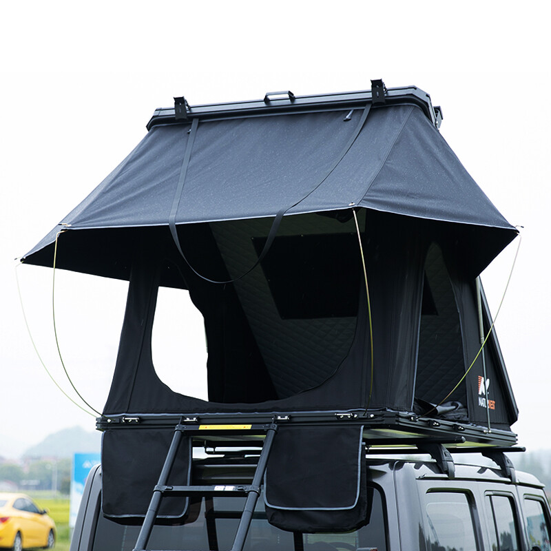 Outdoor Car Roof Top Tent Hardtop Folding Hard Shell SUV Pick-up Truck Camping