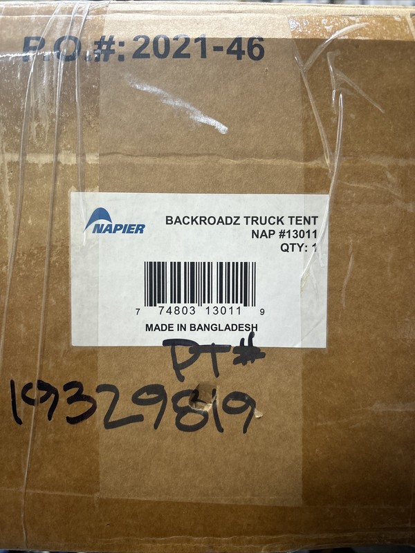 Napier 13011, Backroadz Truck Tent