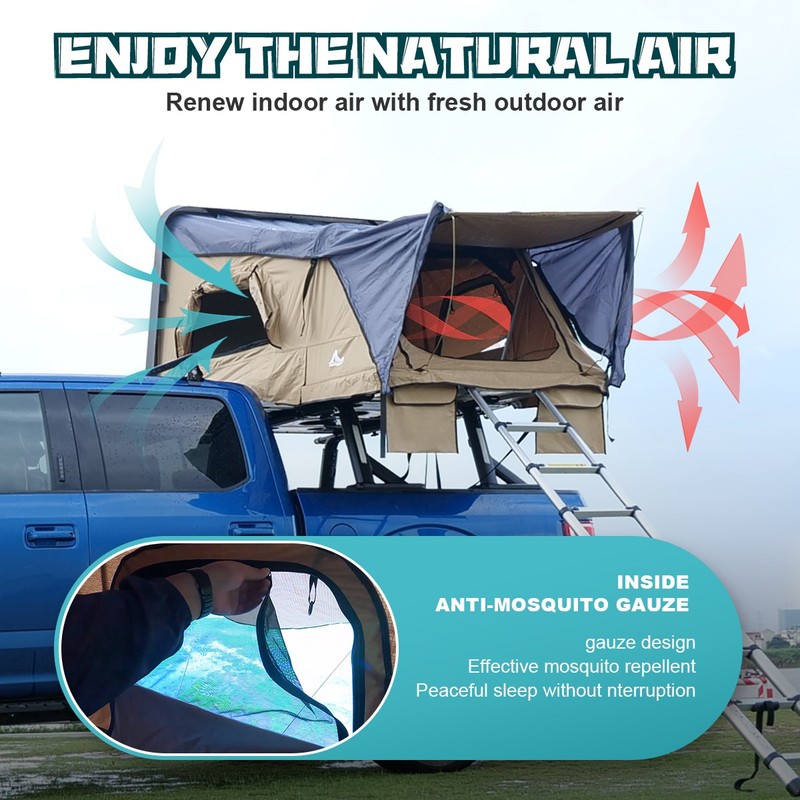 Waterproof Roof Top Tent Car Roof Tent Car Truck SUV Camping Tent Camping Hiking gallery