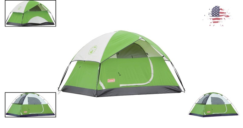 Instant Quick Setup 3 Person Dome Tent - Waterproof Rainfly - Spacious Interior gallery