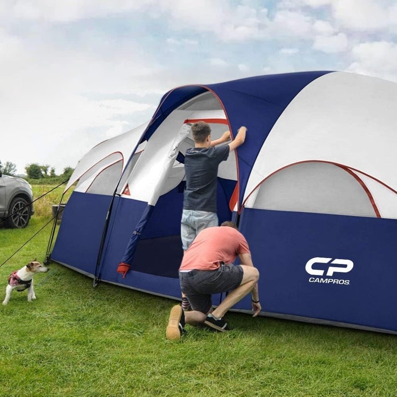 Family Camping Tent, 8 Person, 5 Windows, Double Layer gallery