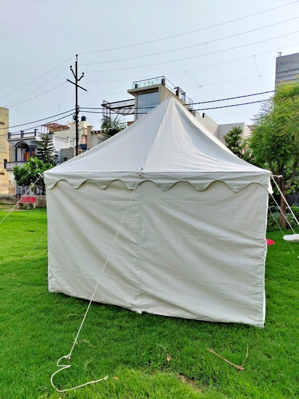 WEEKEND SALE Medieval Camping square waterproof 3x3 m Tent reenactment Events gallery