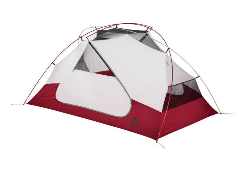 NEW MSR ELIXIR 2 TENT RED WITH COVER ( 2 PERSON TENT ) OPEN TO OFFERS gallery