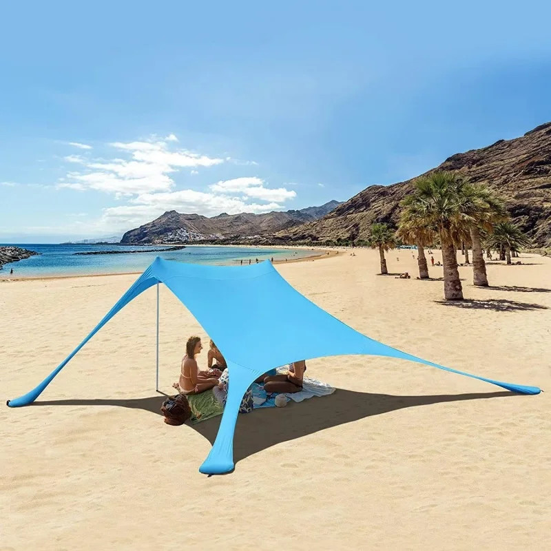 200*210*150CM Family Beach Tent Beach UV Protection Canopy Tent for 3-4 Person O gallery