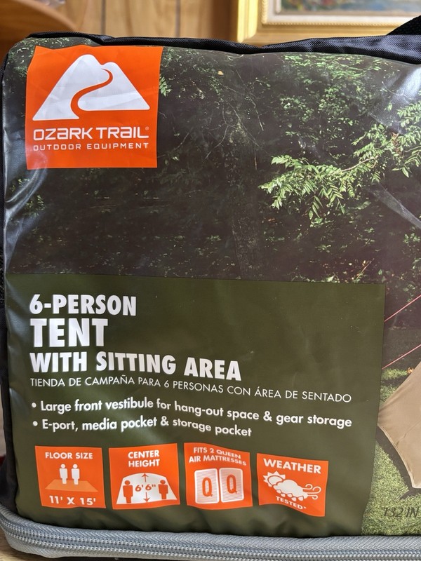 6 Person Dome Tent with Sitting Area Ozark Trails gallery