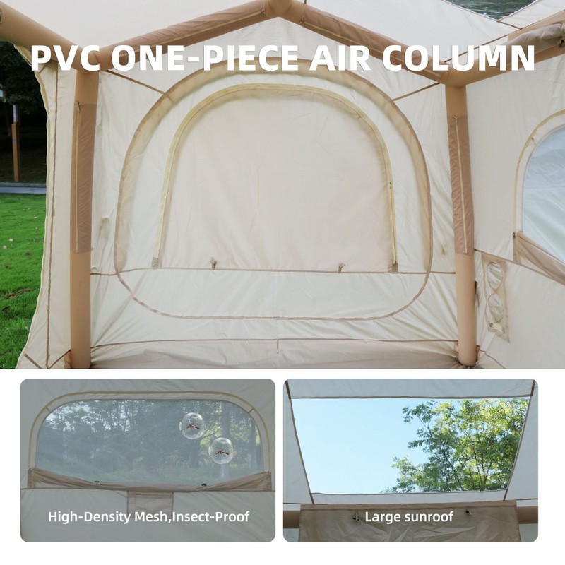 Inflatable SUV Tailgate Air Tent, 4-6 Person Waterproof Camping Tent with Pump gallery