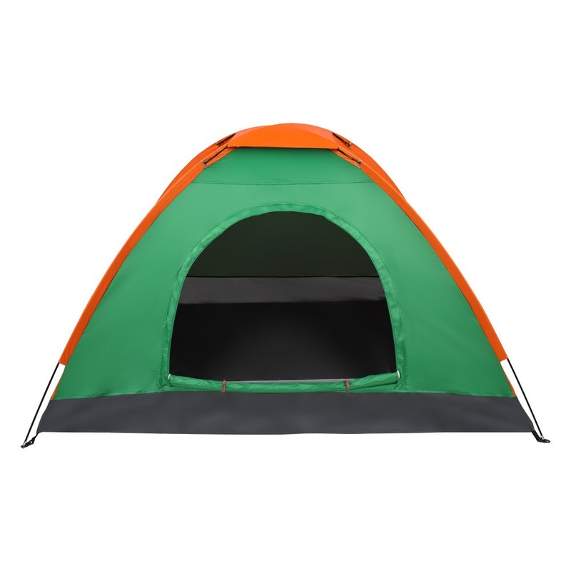 Double Layered Orange Green Tent gallery