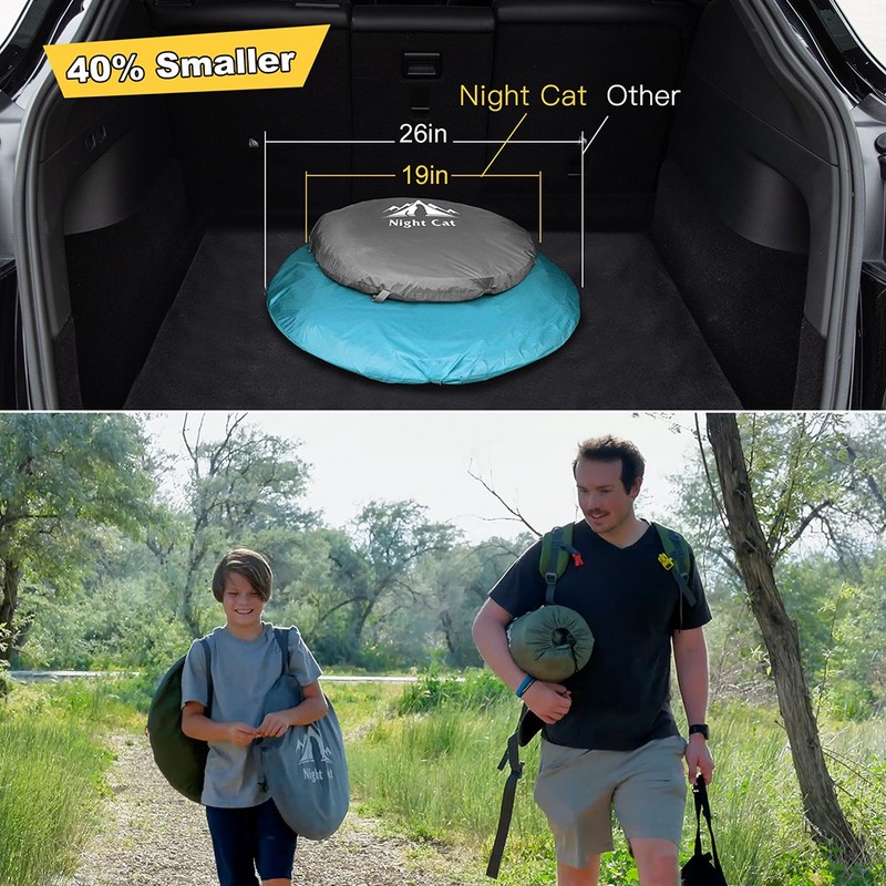 Night Cat Pop-up Mosquito Tent Camping Tent with Bug Screen Net Adults Kids gallery