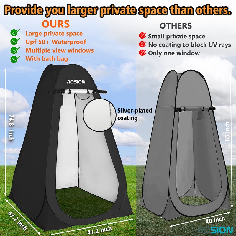 Privacy Shower Tentpop Up Changing Tentcamp Bathroom Changing Dressing Roomporta gallery