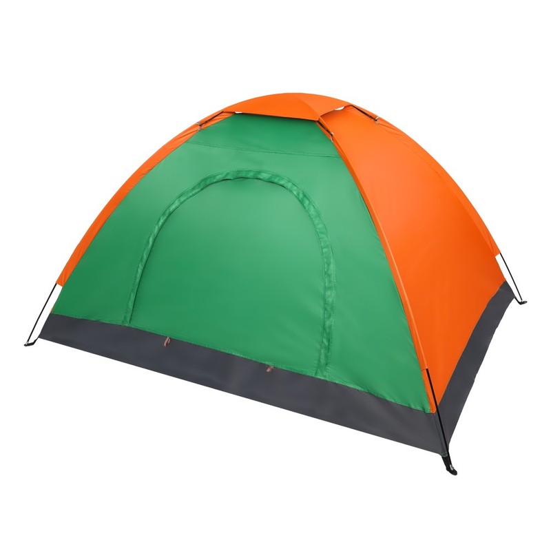 Double Layered Orange Green Tent gallery