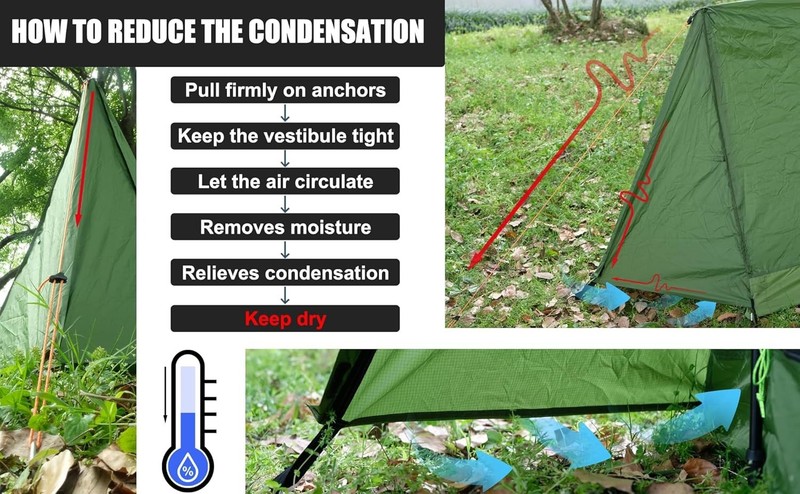 Ultralight 2-Person Trekking Pole Tent - Waterproof A-Frame Backpacking Tent gallery
