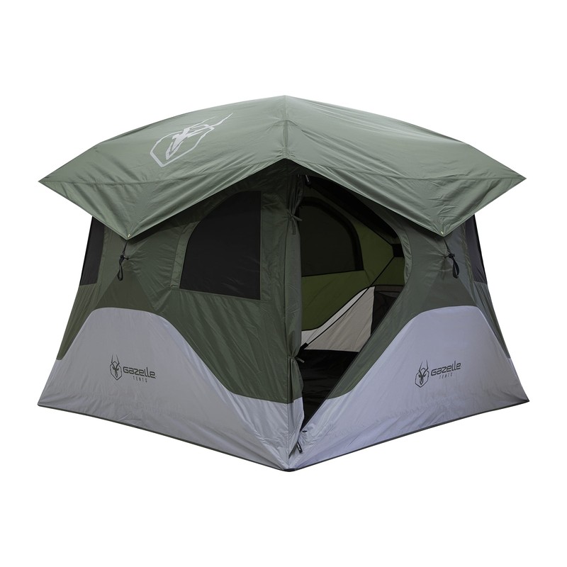 Gazelle Tents™ T4 Hub Tent, Easy 90 Second Set-Up, Waterproof, UV Resistan