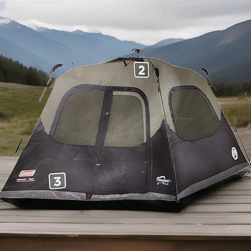 NEW Quick Setup 4/6/8/10 Person Tent with Rainfly & Air Vent for All Seasons