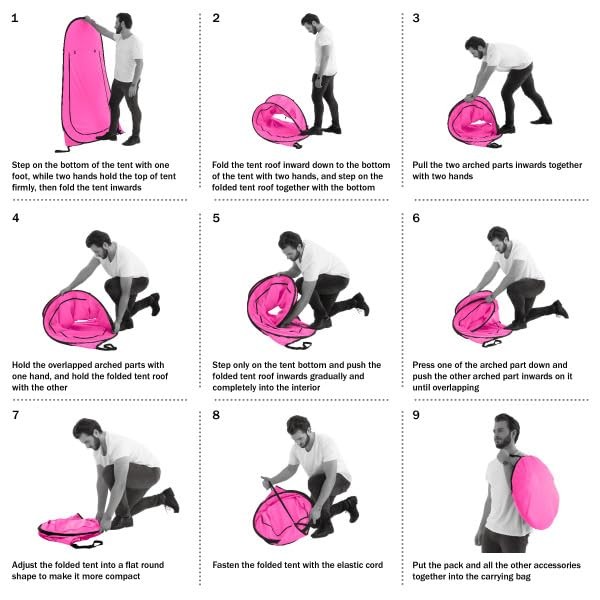 Pop Up Pod - Privacy Shower Tent, Dressing Room, or Portable Toilet Stall wit... gallery
