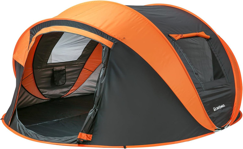 Pop up Camping Tent, 2/4/6 Person Easy Setup Tent, Water Resistant Dome, Portabl gallery