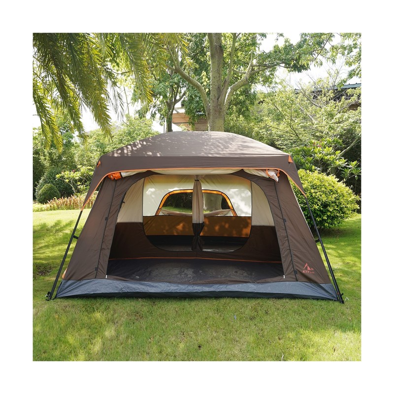 KTT Extra Large Tent 10-12-14 Person(B),Family Cabin Tents,2 Rooms,3 Doors an... gallery