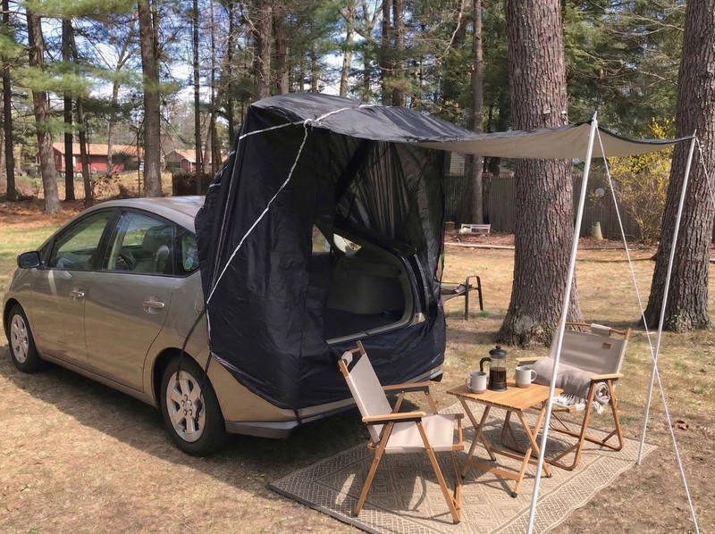 SUV Tailgate Tent - Universal Car Camping Awning, 3000mm Waterproof & UPF 50+... gallery