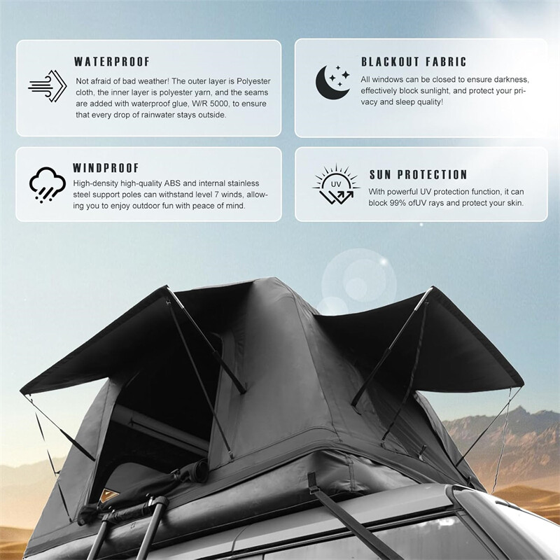 3 People Car Roof Top Tent Portable Amphibious Inflatable Floating Tent Camping gallery
