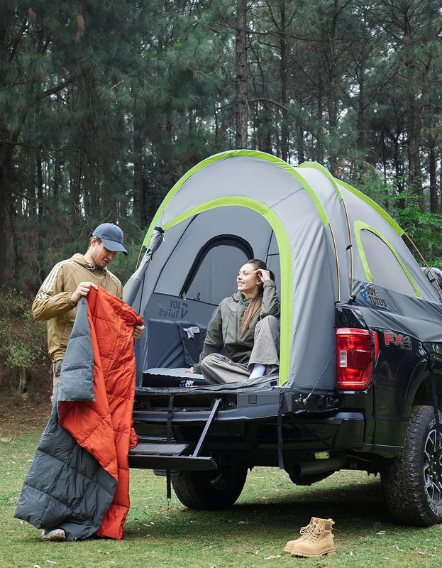 JOYTUTUS Pickup Truck Tent 5ft 2.0, Waterproof PU2000mm Double Layer for 2 Perso gallery