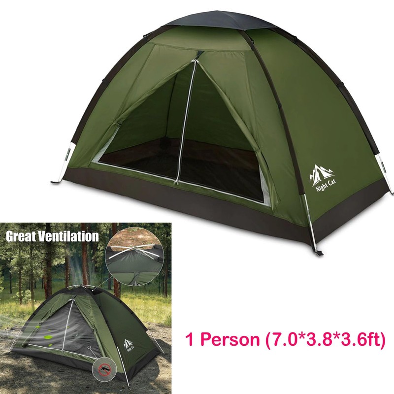 Backpacking Tent for 1 Person Lightweight Waterproof Camping Hiking Tent