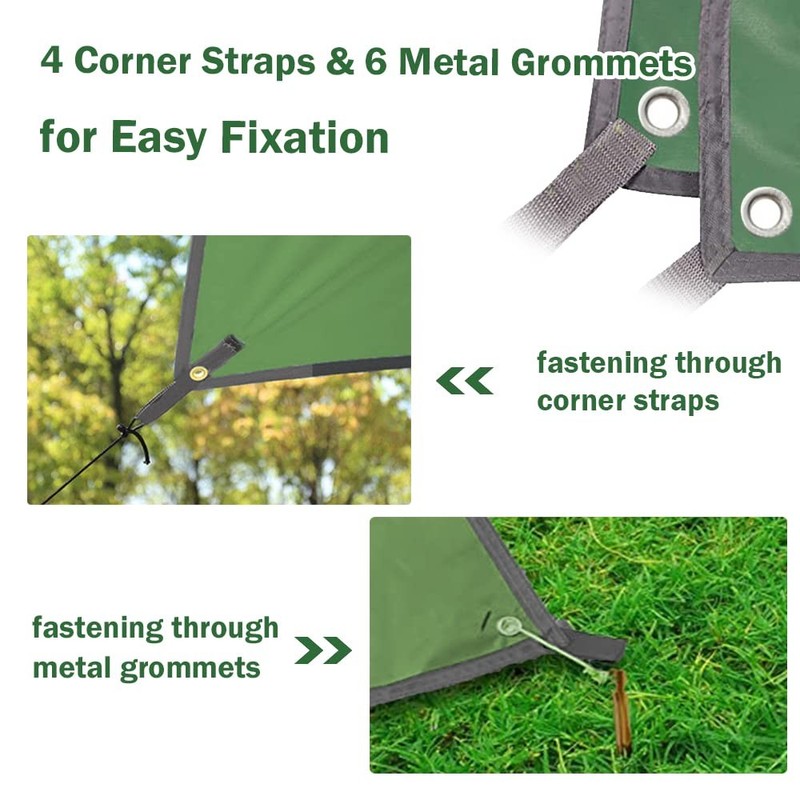 Tent Footprint, PU 3000 Waterproof Tent Ground Cloth 6FT x 7FT Small Size for... gallery