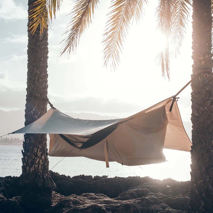 Haven Safari Hammock & Waterproof Rain fly W/True Level Insulated Mattress *New*