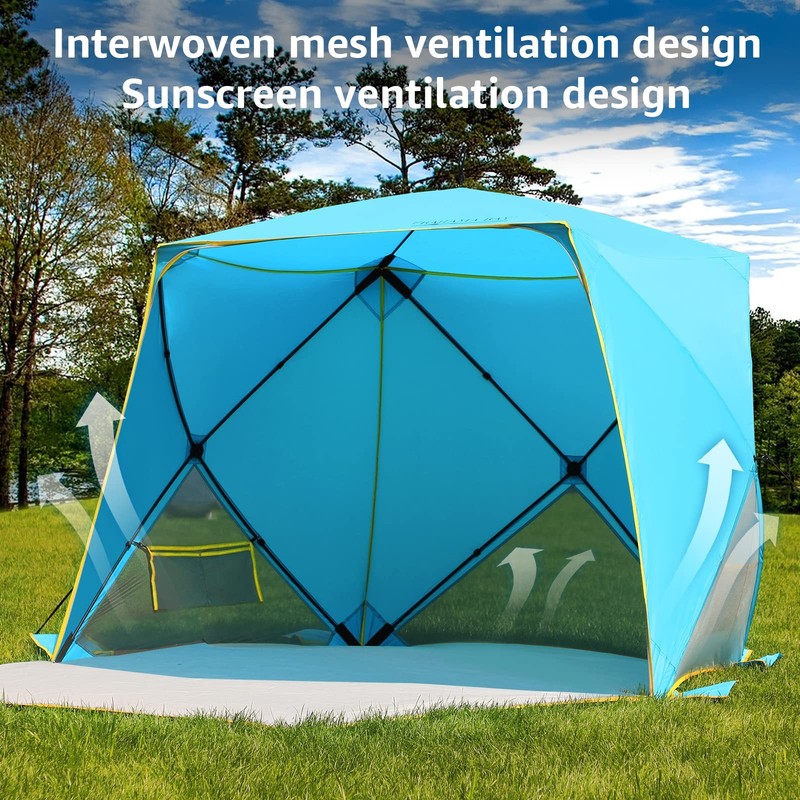 Old Bahama Bay Pop Up Beach Tent, Portable Shade Sun Shelter UPF50+ UV Protec... gallery