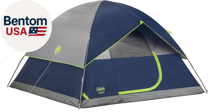 Sundome Camping Tent with Rainfly, 2/3/4/6 Person Tent Sets up in 10 Mins, Weath