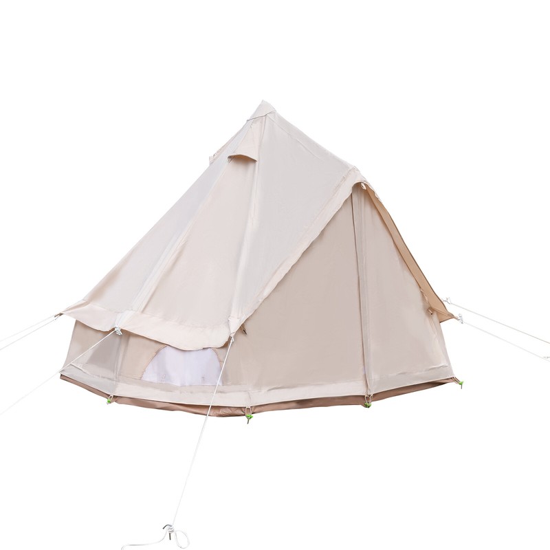 Canvas Bell Tent 3M Waterproof Camping and Glamping Yurt w/ 4 Windows gallery