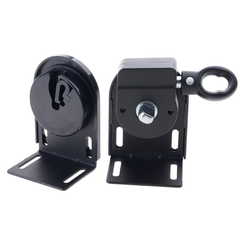 All Metal Hand Crank Window Shade System Waterproof Sun Resistant Black Finish