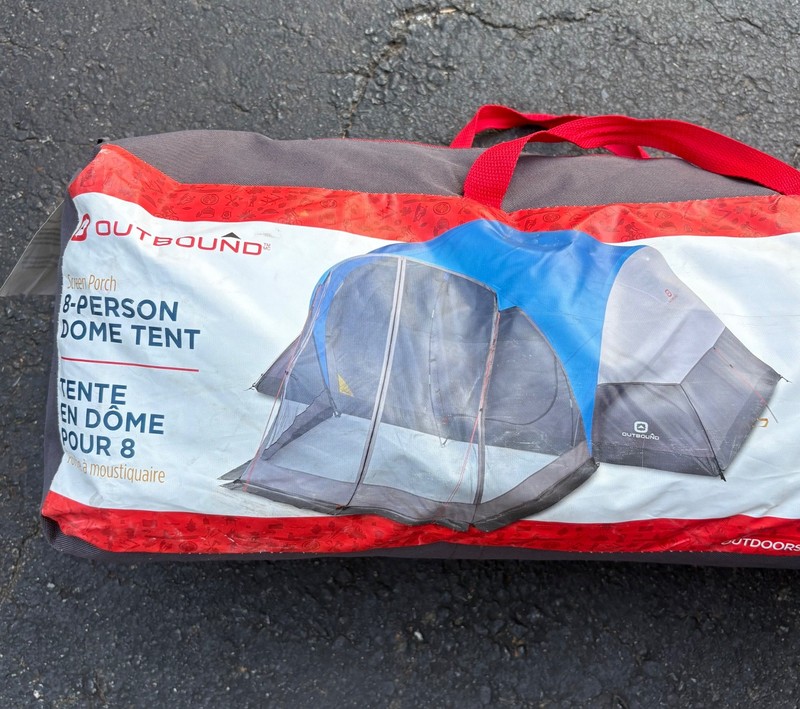 Outbound 8 Person 3 Season Easy Up Camping Dome Tent with Rainfly Model 765453 gallery