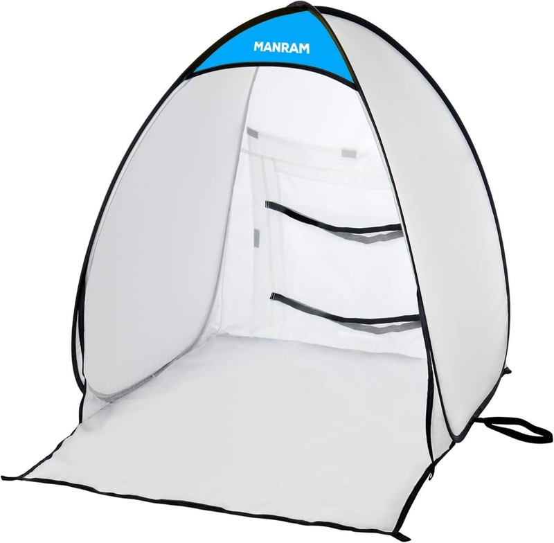 Lightweight Paint Tent with Built-in Straps for Fan Attachment and Ventilation gallery