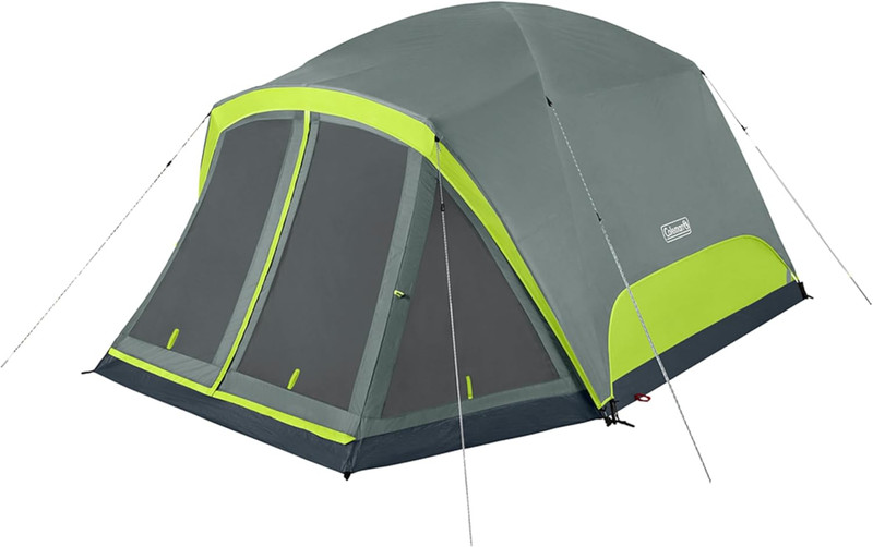 Coleman Skydome Camping Tent with Screened Porch & 5-Minute Setup, Weatherproof