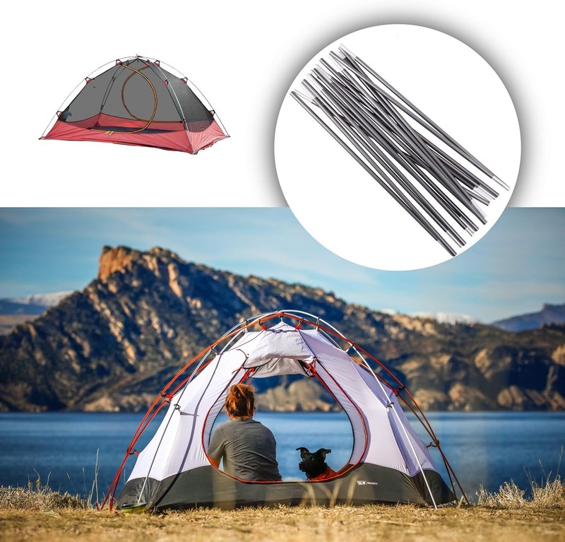 7001 Series Aluminum Camping Tent Poles - Easy Assembly and DIY Customization gallery