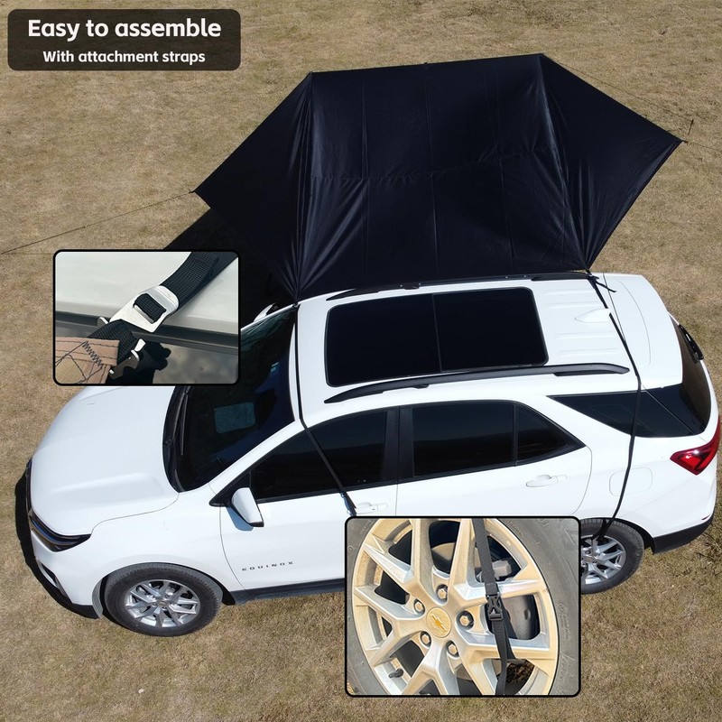 Waterproof Car Tarp Awning Awning 8000mm UV Resistant Awning Front Pe... gallery