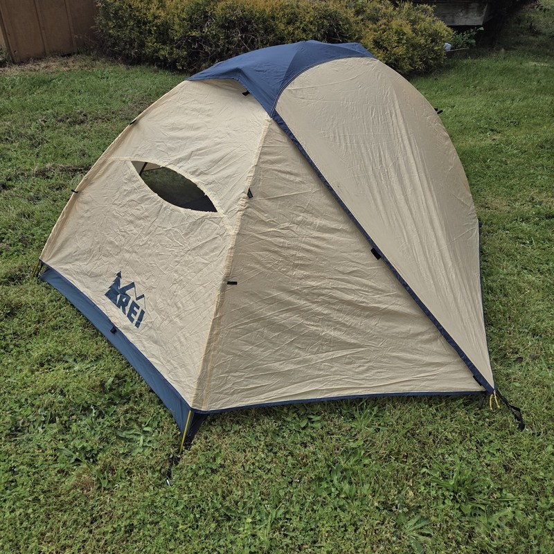 Vtg REI Half Dome Plus 2 Tent Rainfly Missing Window No Footprint Backpacking