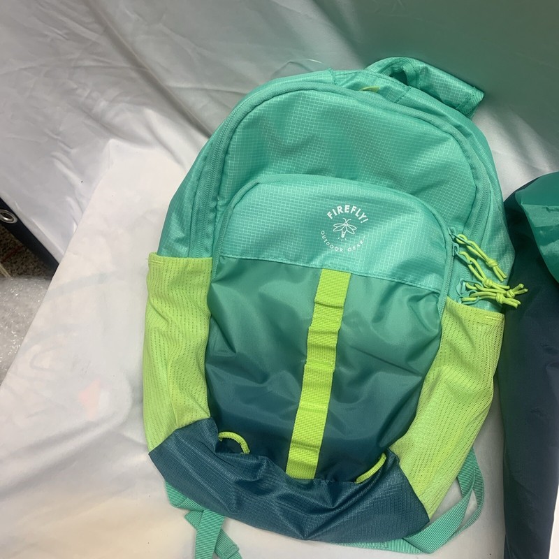 Firefly! Outdoor Back Pack 2-Person Camping Tent - Blue/Green New flashlight gallery