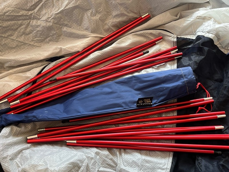 Mountain Hardwear Haven 2 Tent w Stakes & Poles, No Rain Fly, Made in 2005 gallery